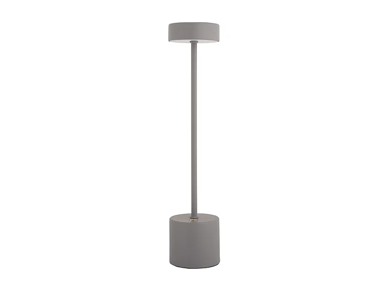 Lampe de table LED Ganar - 8x8x37,5 cm - Gris
