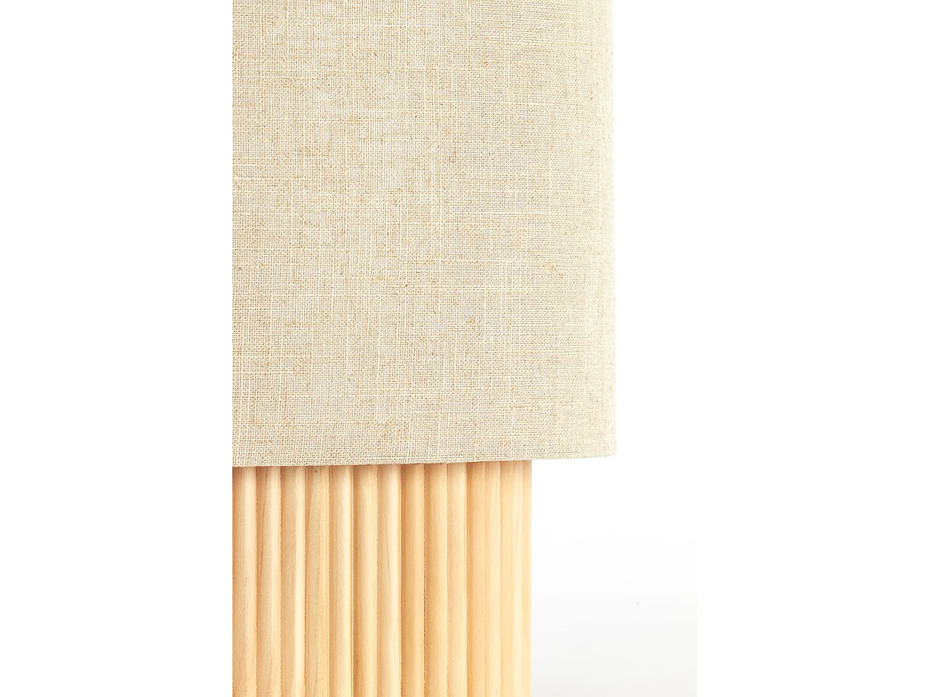 Lampe de table LASLO - 30x20x94 cm - Marron