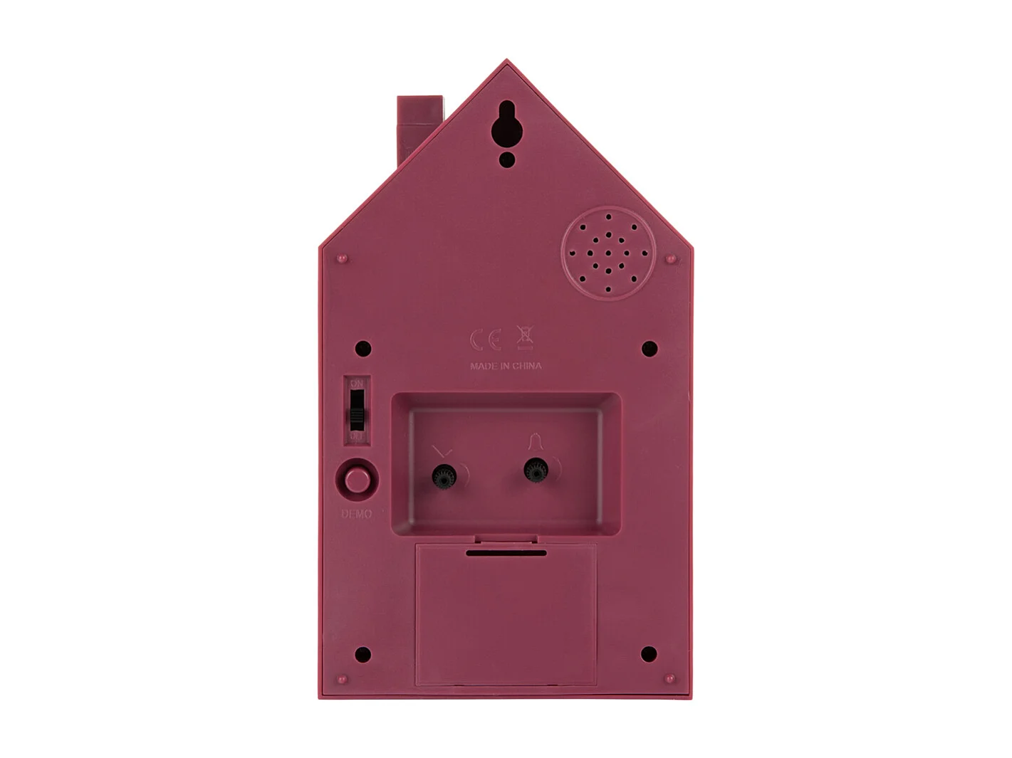 Wekker Modern Cuckoo Oro- 15x11.5x20 cm - Paars