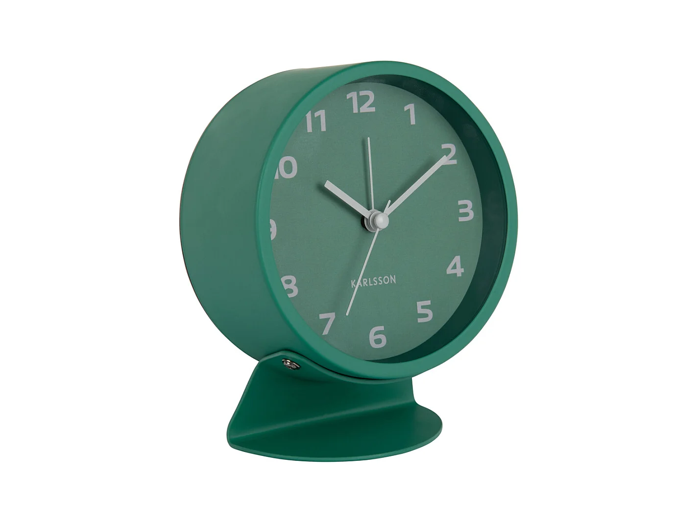 Wekker Cool Retro - 11x11x13 cm - Groen
