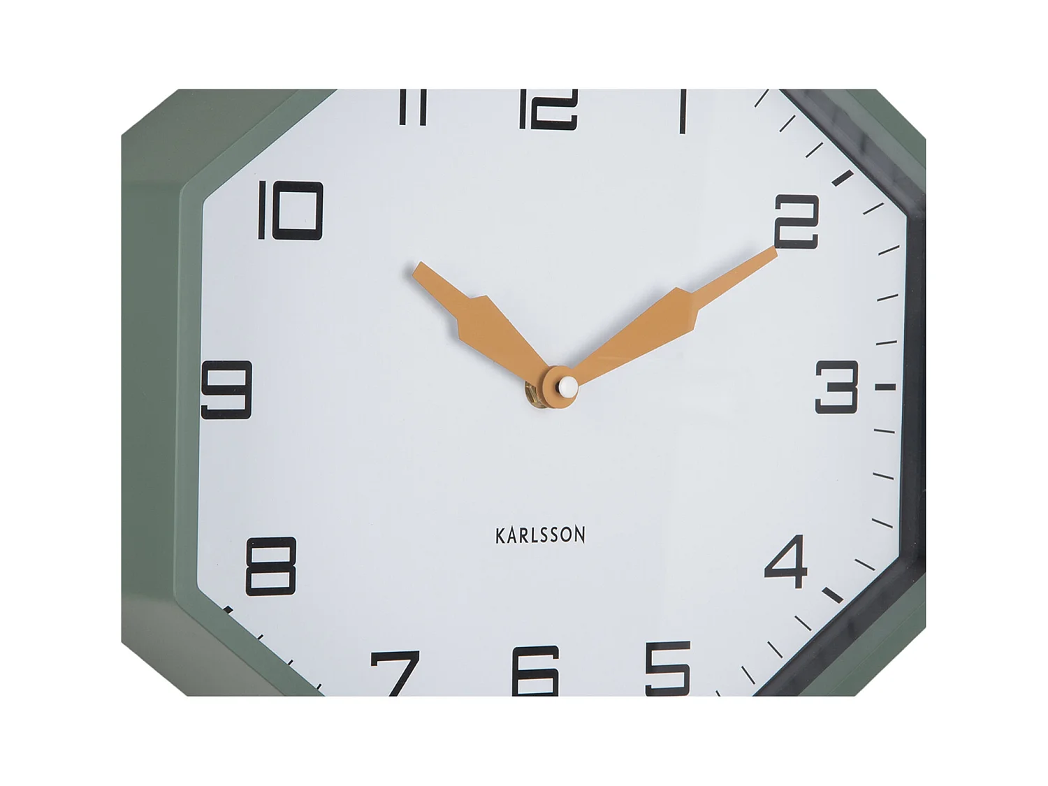 Réveil Modern Factory Octagon - 32x32x26 cm - Vert