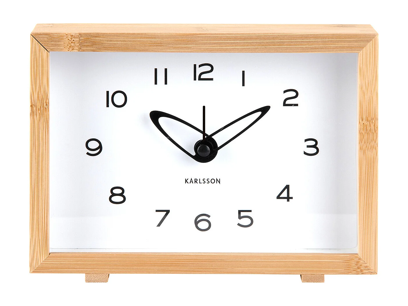 Réveil Tipico - 19x19x13,8 cm - Blanc