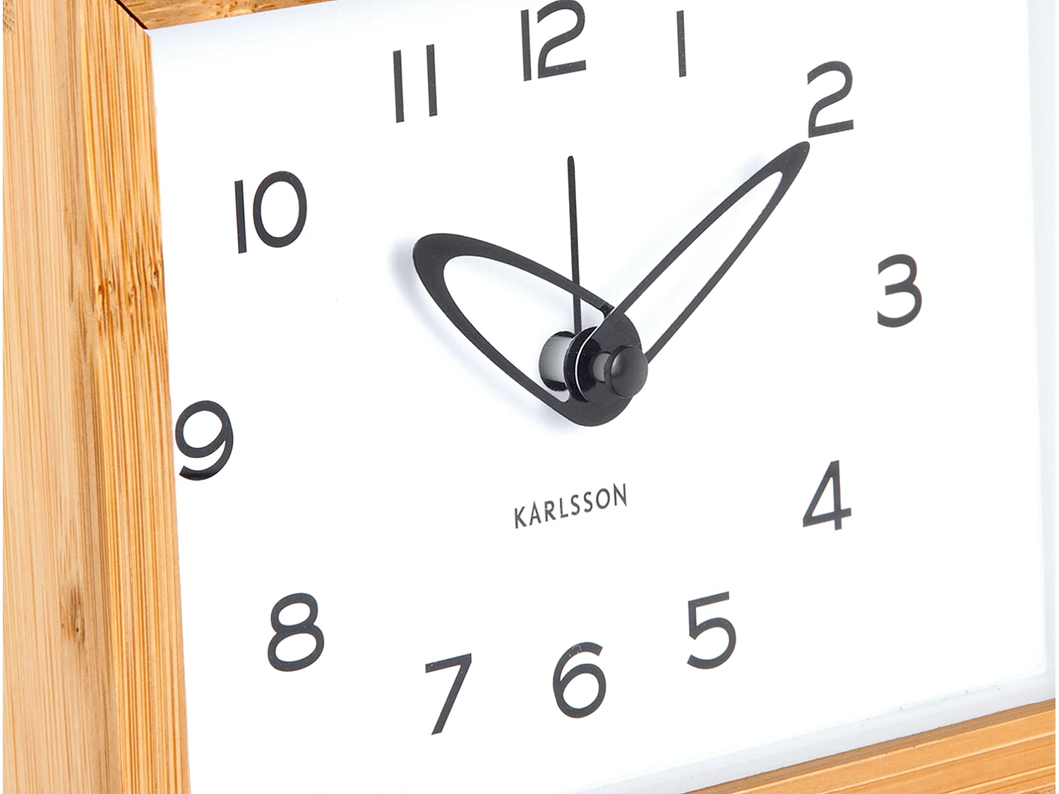 Réveil Tipico - 19x19x13,8 cm - Blanc