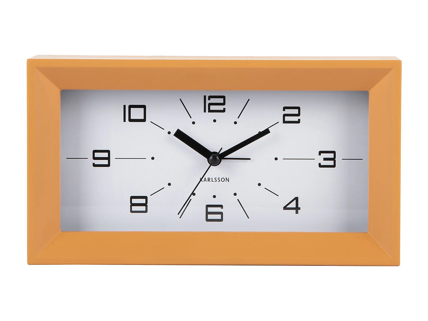 Réveil Lujo - 20,2x20,2x11,2 cm - Jaune