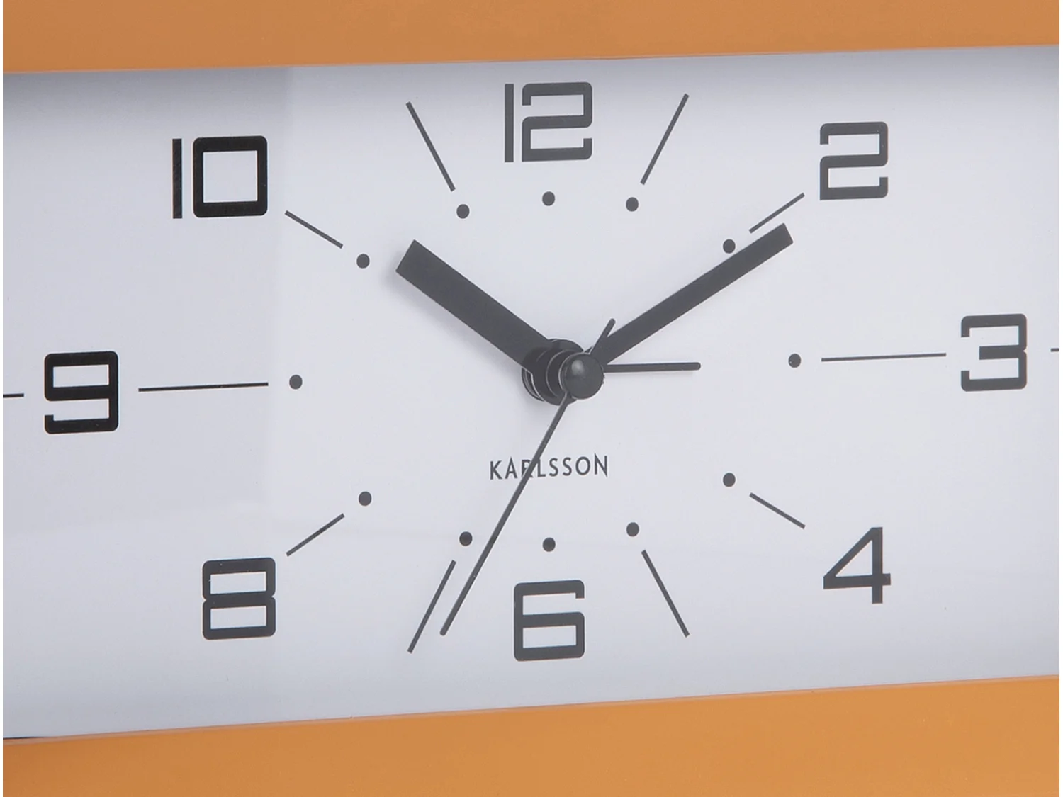 Réveil Lujo - 20,2x20,2x11,2 cm - Jaune