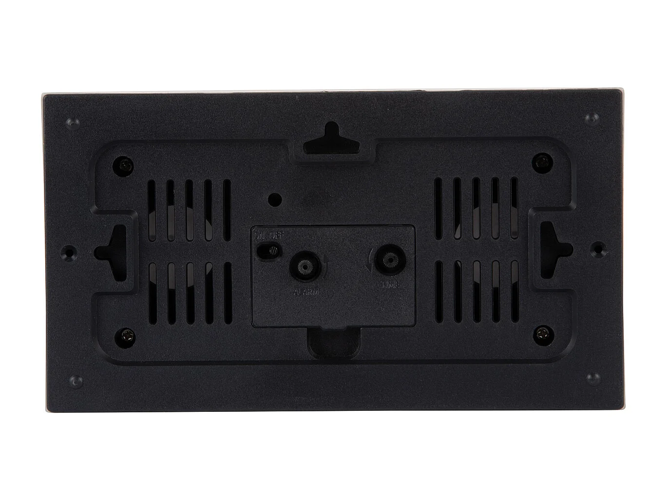 Réveil Lujo - 20,2x20,2x11,2 cm - Jaune