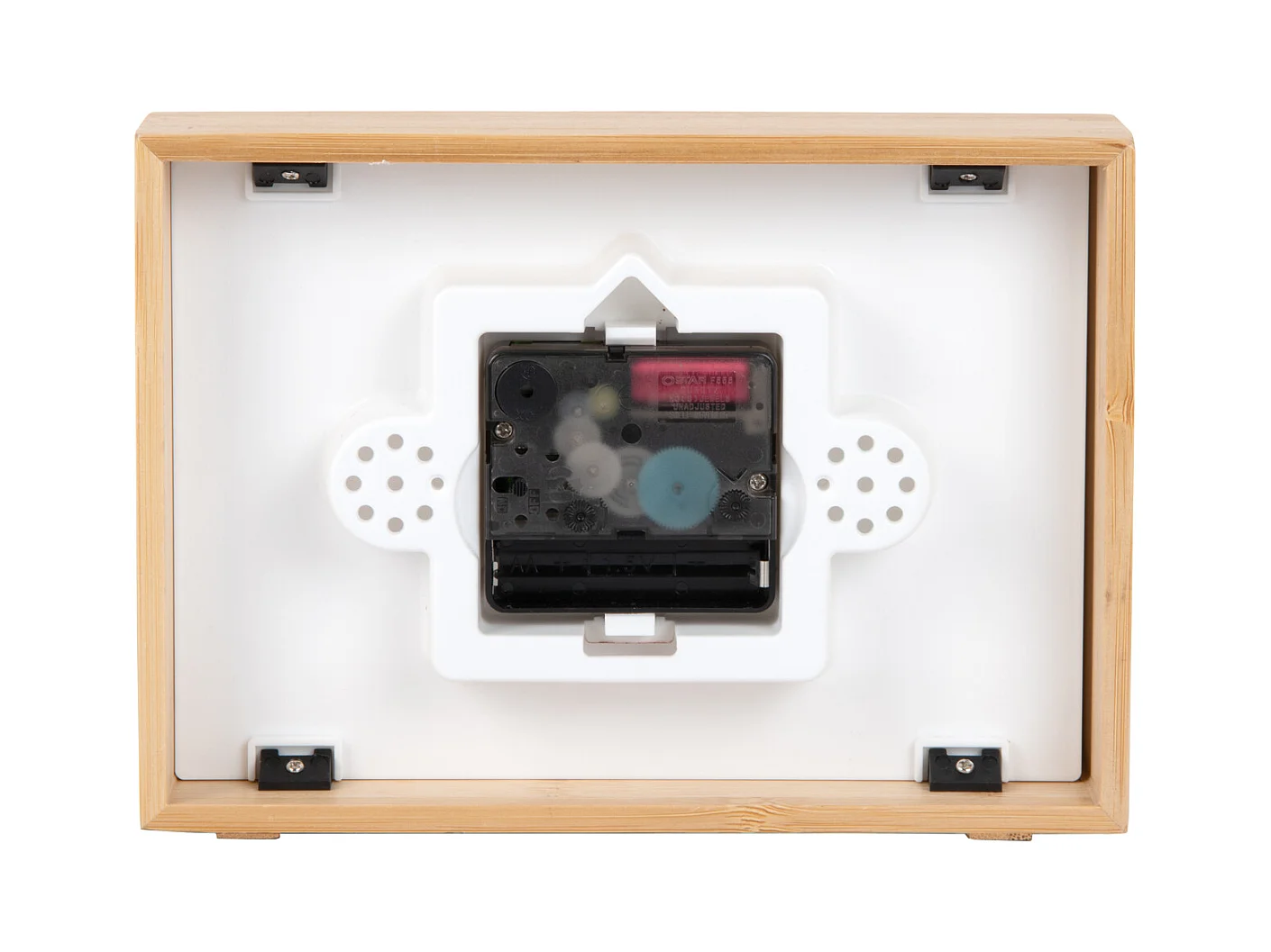 Réveil Tipico - 19x19x13,8 cm - Jaune