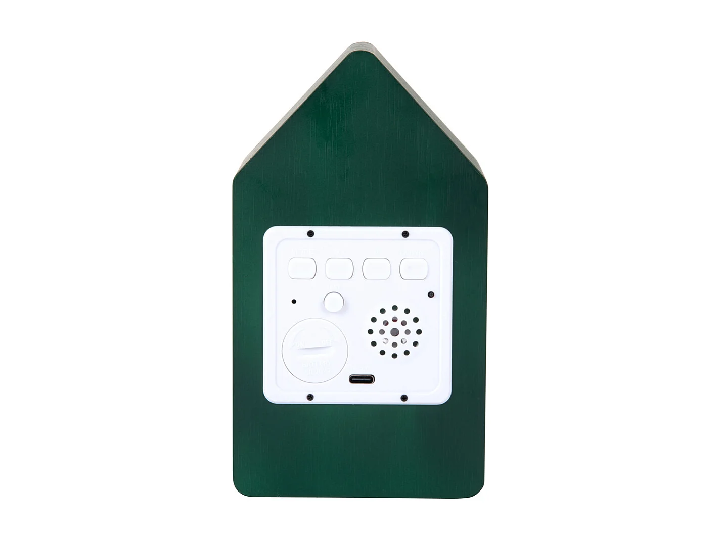 Réveil LED Coucou - 9x9x15,8 cm - Vert
