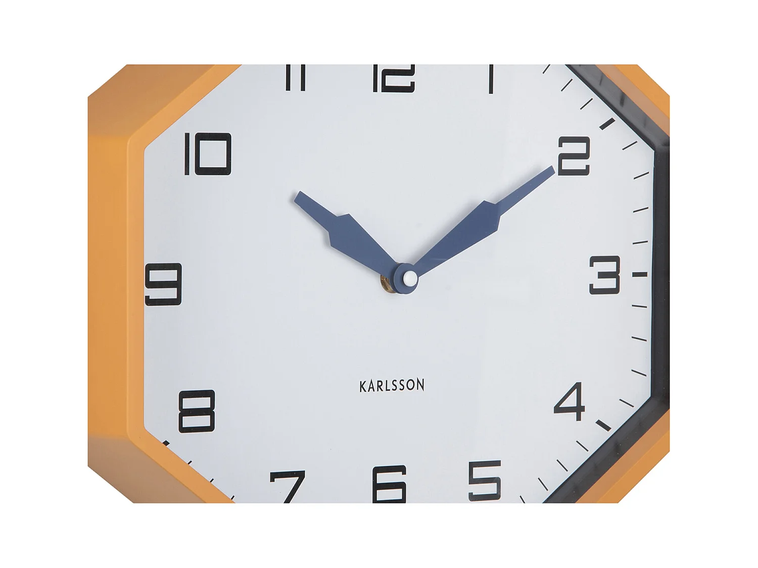 Réveil Modern Factory Octogone - 32x32x26 cm - Jaune