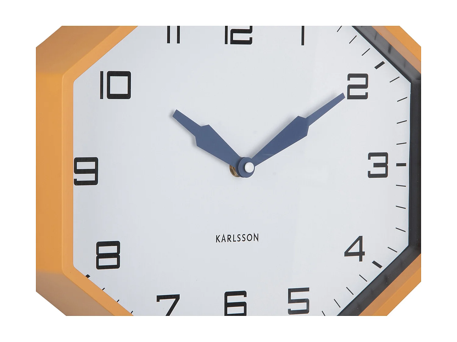 Réveil Modern Factory Octogone - 32x32x26 cm - Jaune