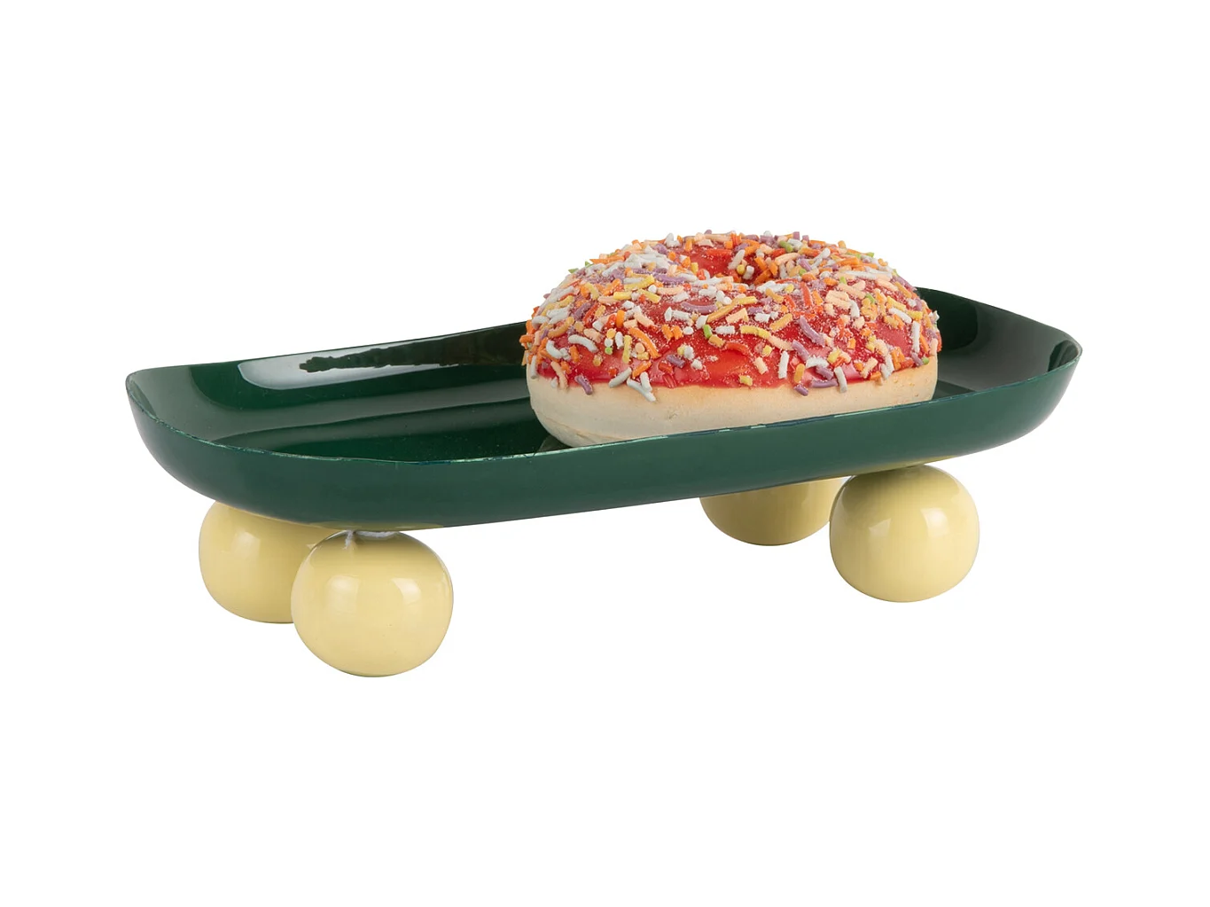 Doppeltes Funky Tablett - 39x16x6 cm - Grün