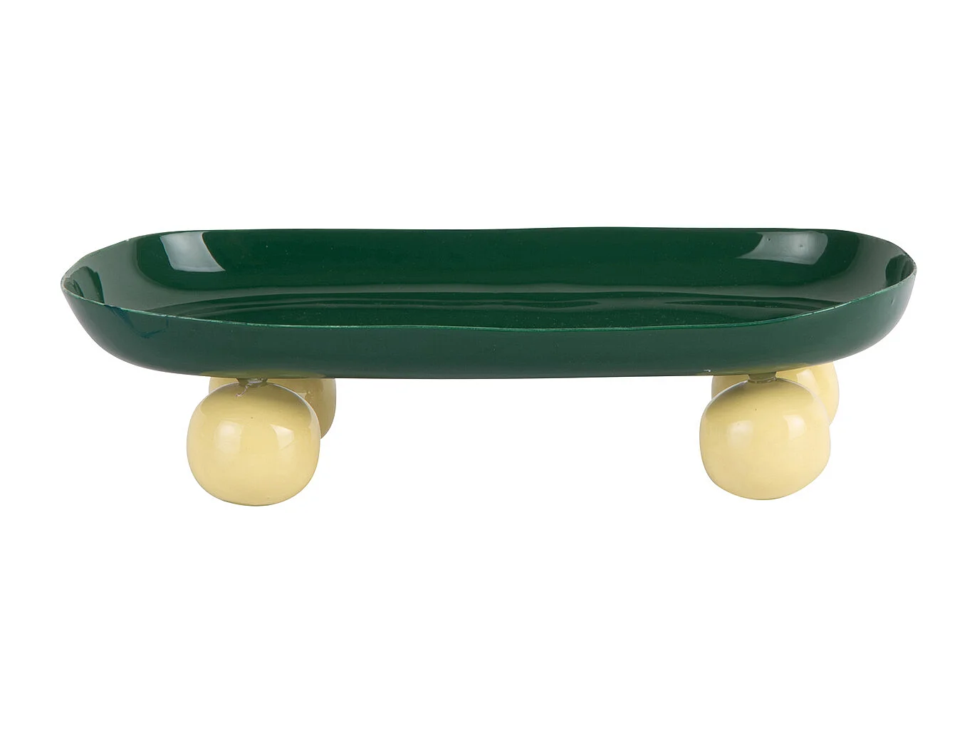 Plateau double Funky - 39x16x6 cm - Vert