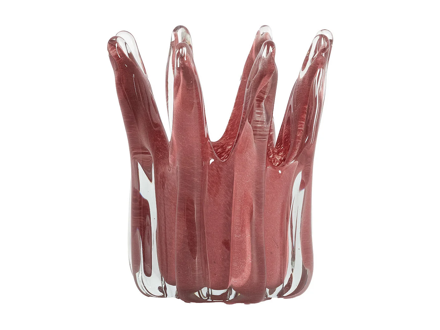 Lanterne RELIEN - Ø18x19 cm - Orange