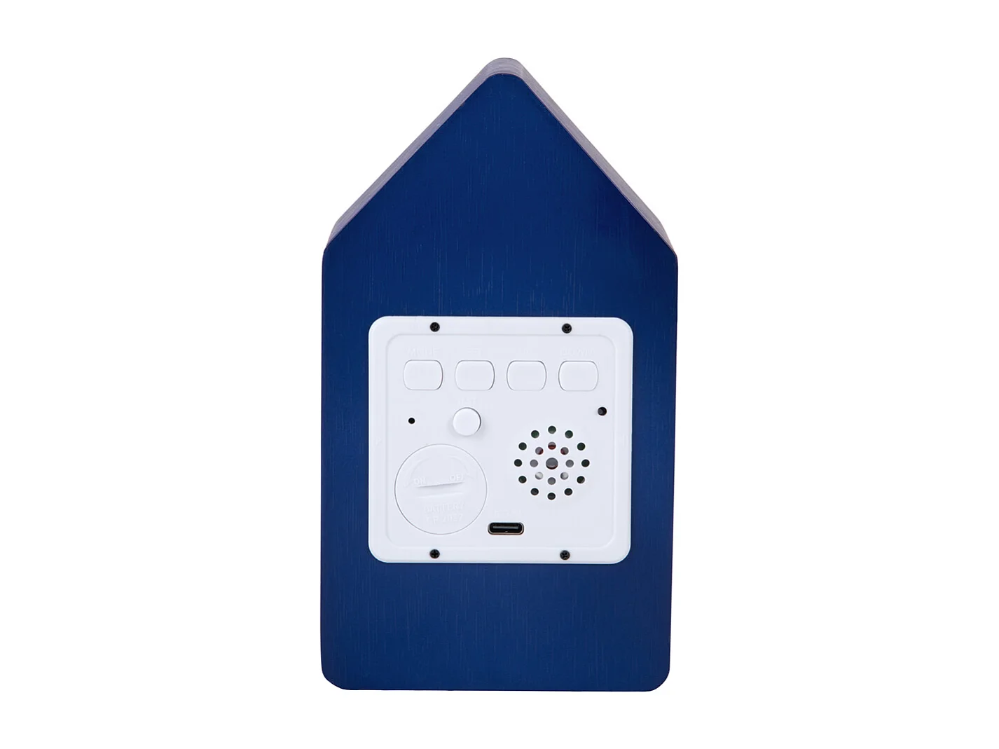 Réveil LED Coucou - 9x9x15,8 cm - Bleu