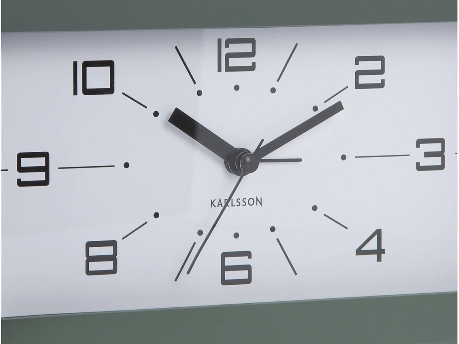 Réveil Lujo - 20,2x20,2x11,2 cm - Vert