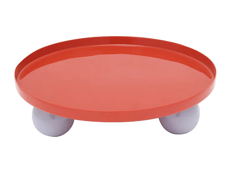 Dienblad Double Funky - 25x25x6.5 cm - Rood