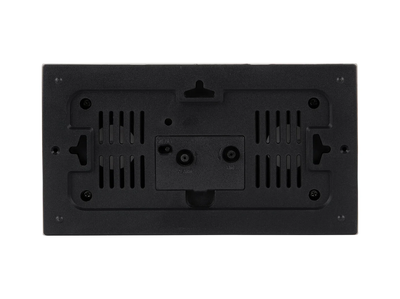 Réveil Lujo - 20,2x20,2x11,2 cm - Noir