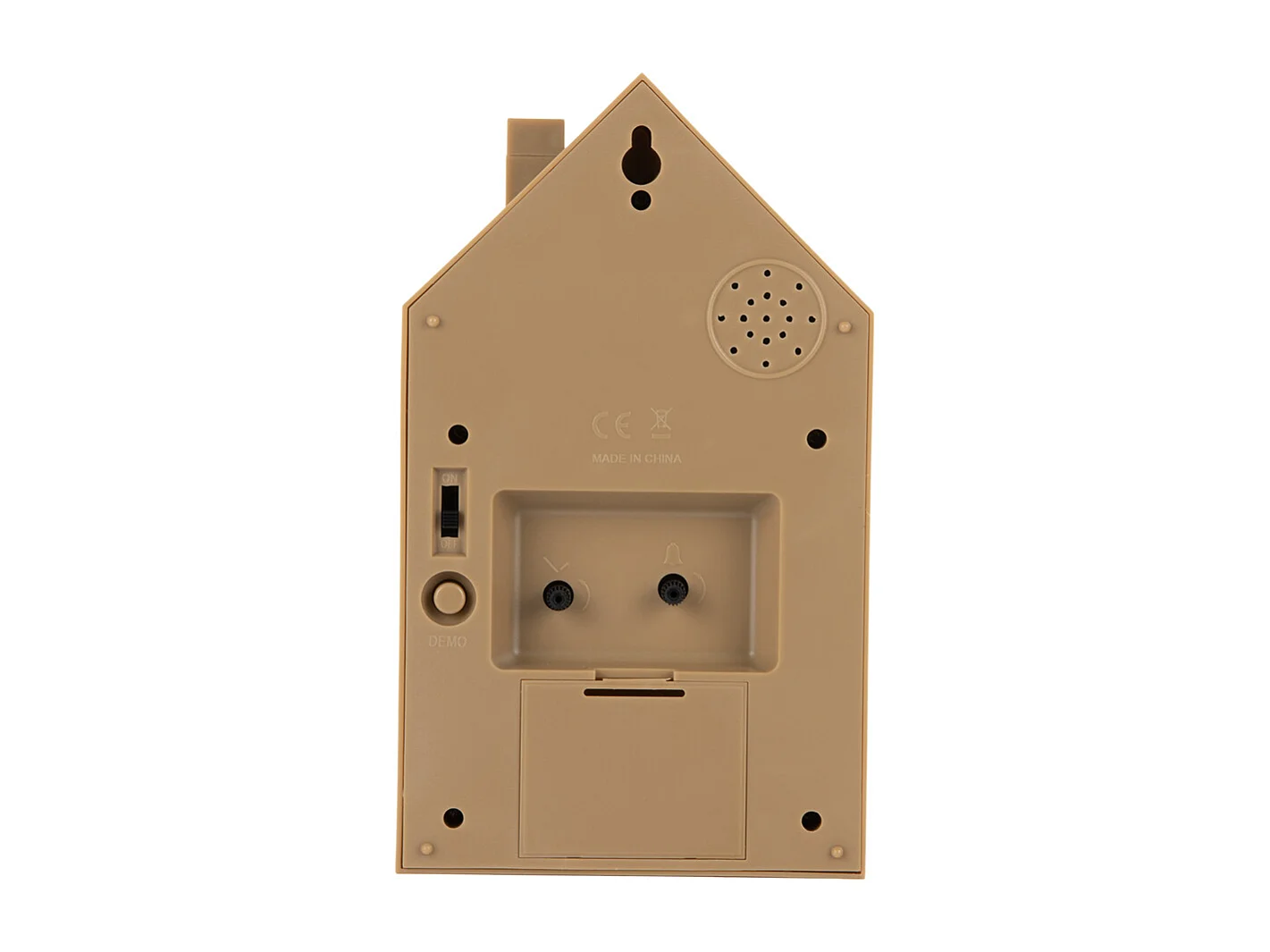 Wekker Modern Cuckoo Oro- 15x11.5x20 cm - Bruin