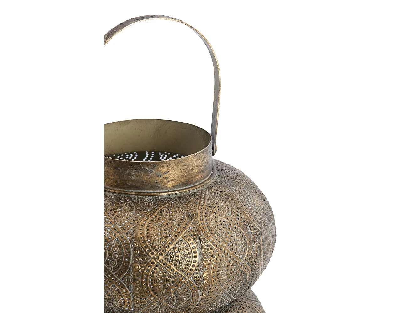 Lanterne KAITO - Ø20x34 cm - Marron