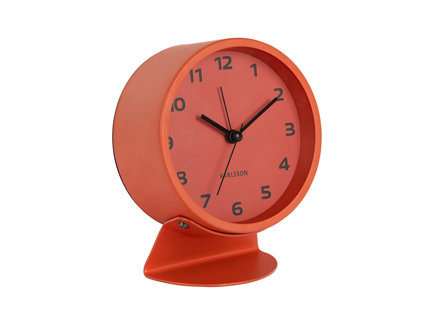 Wekker Cool Retro - 11x11x13 cm - Oranje