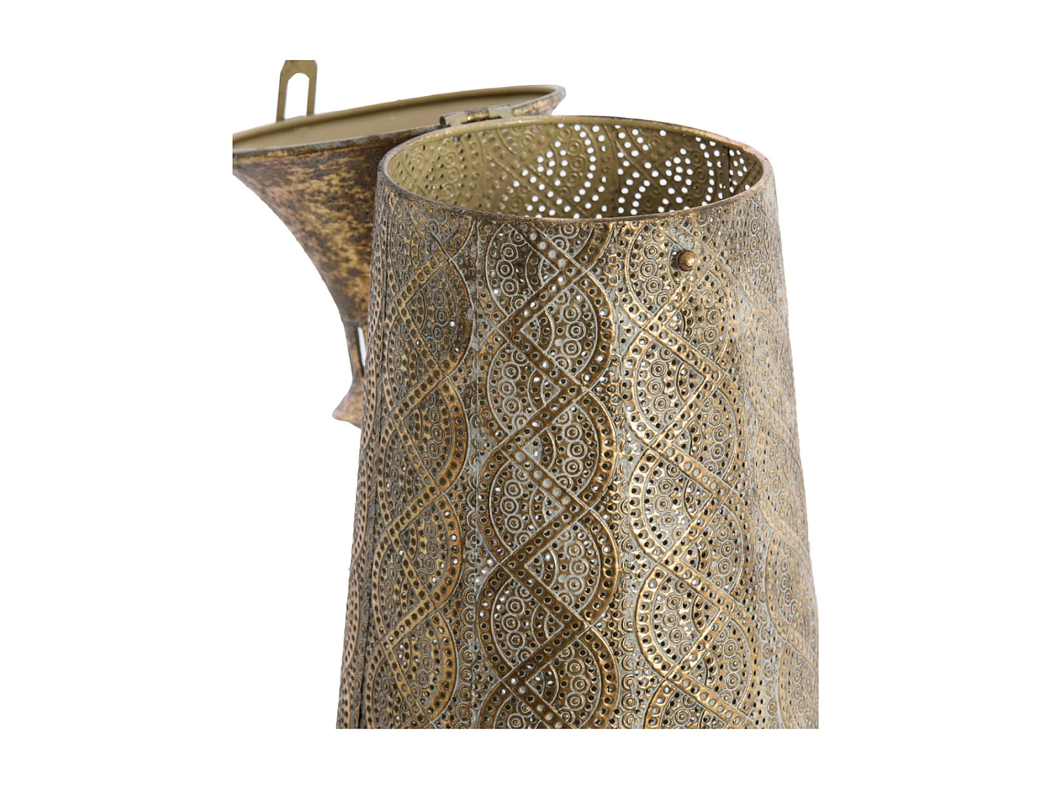 Lanterne SANYA - Ø21x45 cm - Marron