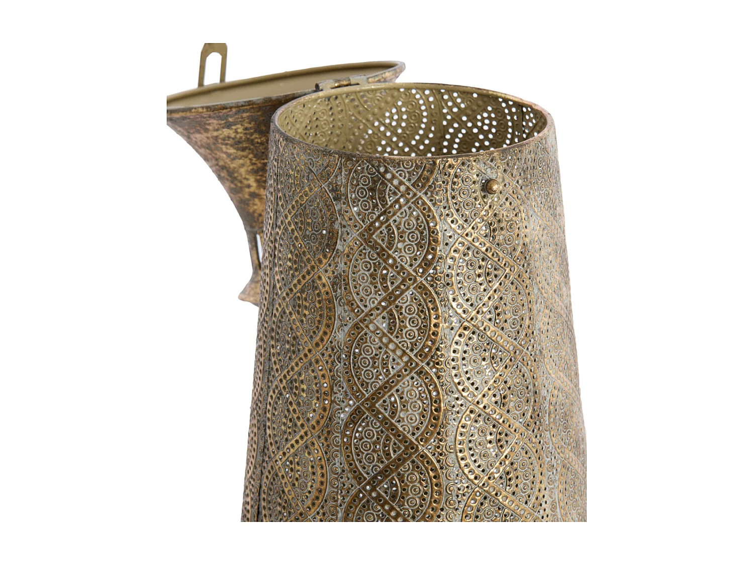 Lanterne SANYA - Ø21x45 cm - Marron