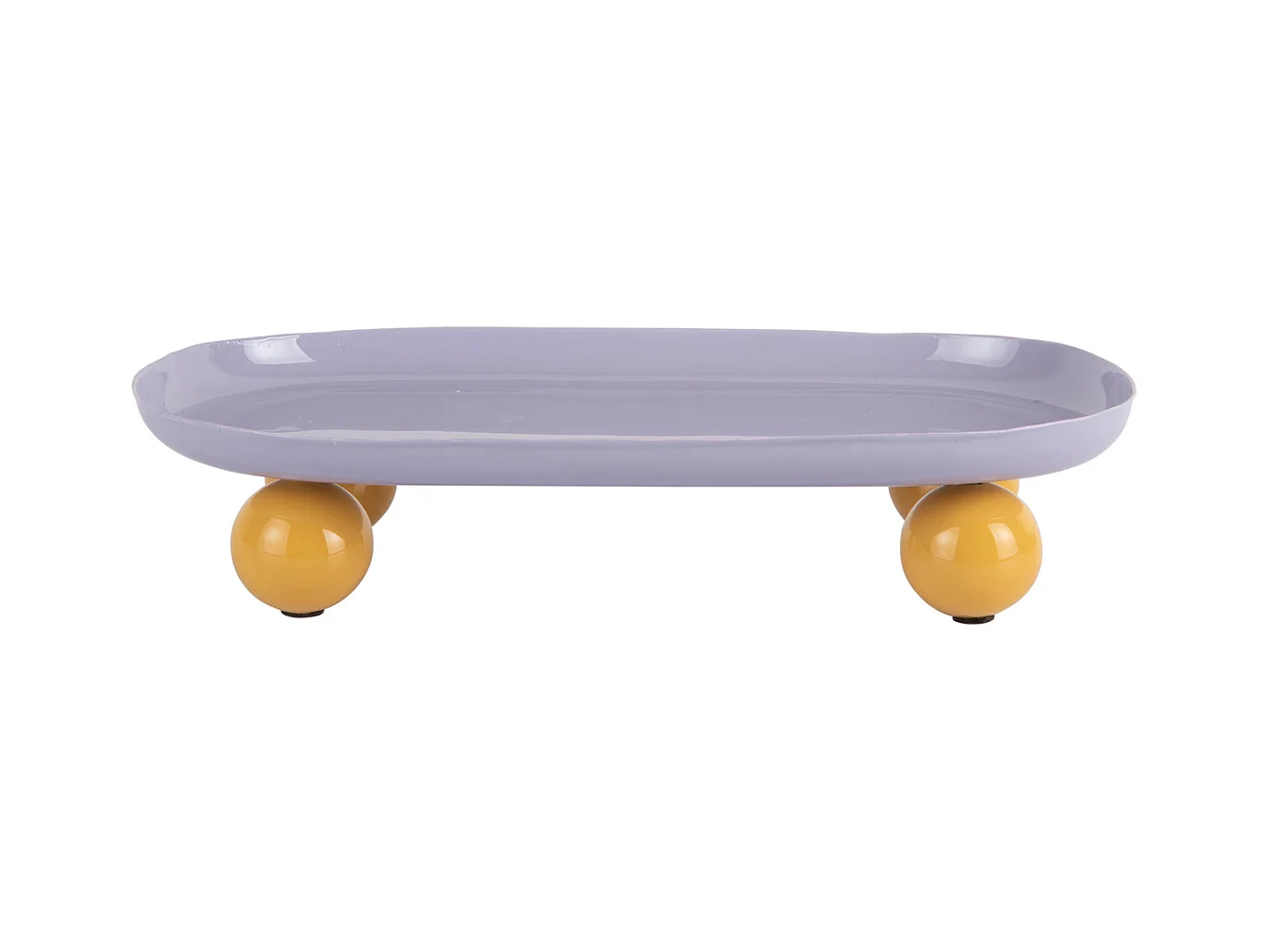 Plateau double Funky - 39x16x6 cm - Violet