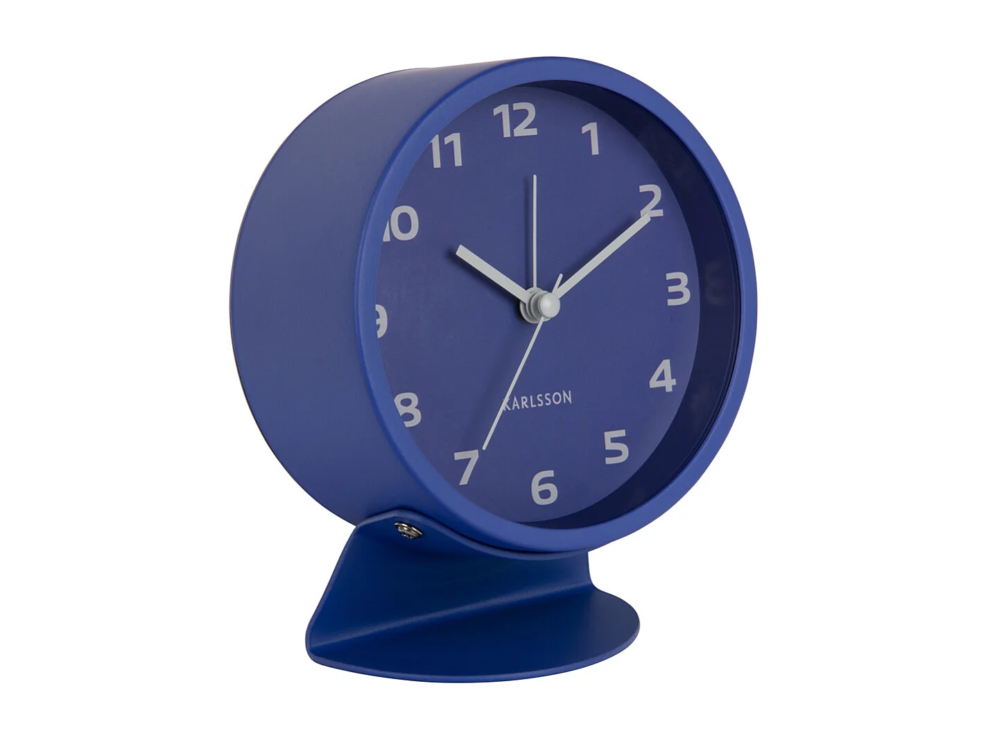 Réveil rétro cool - 11x11x13 cm - Bleu