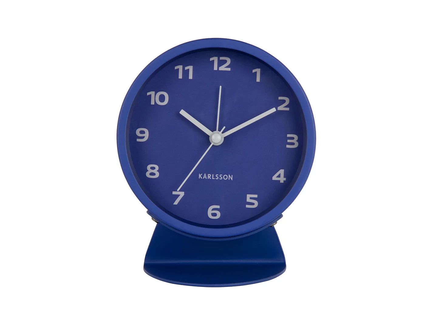 Réveil rétro cool - 11x11x13 cm - Bleu