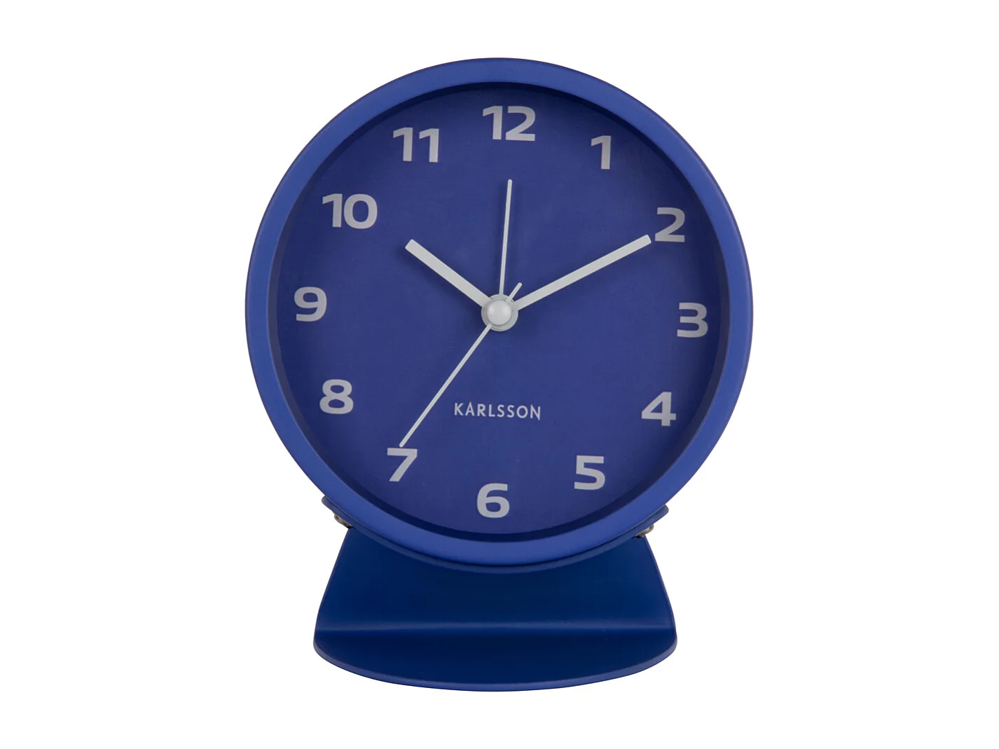 Réveil rétro cool - 11x11x13 cm - Bleu