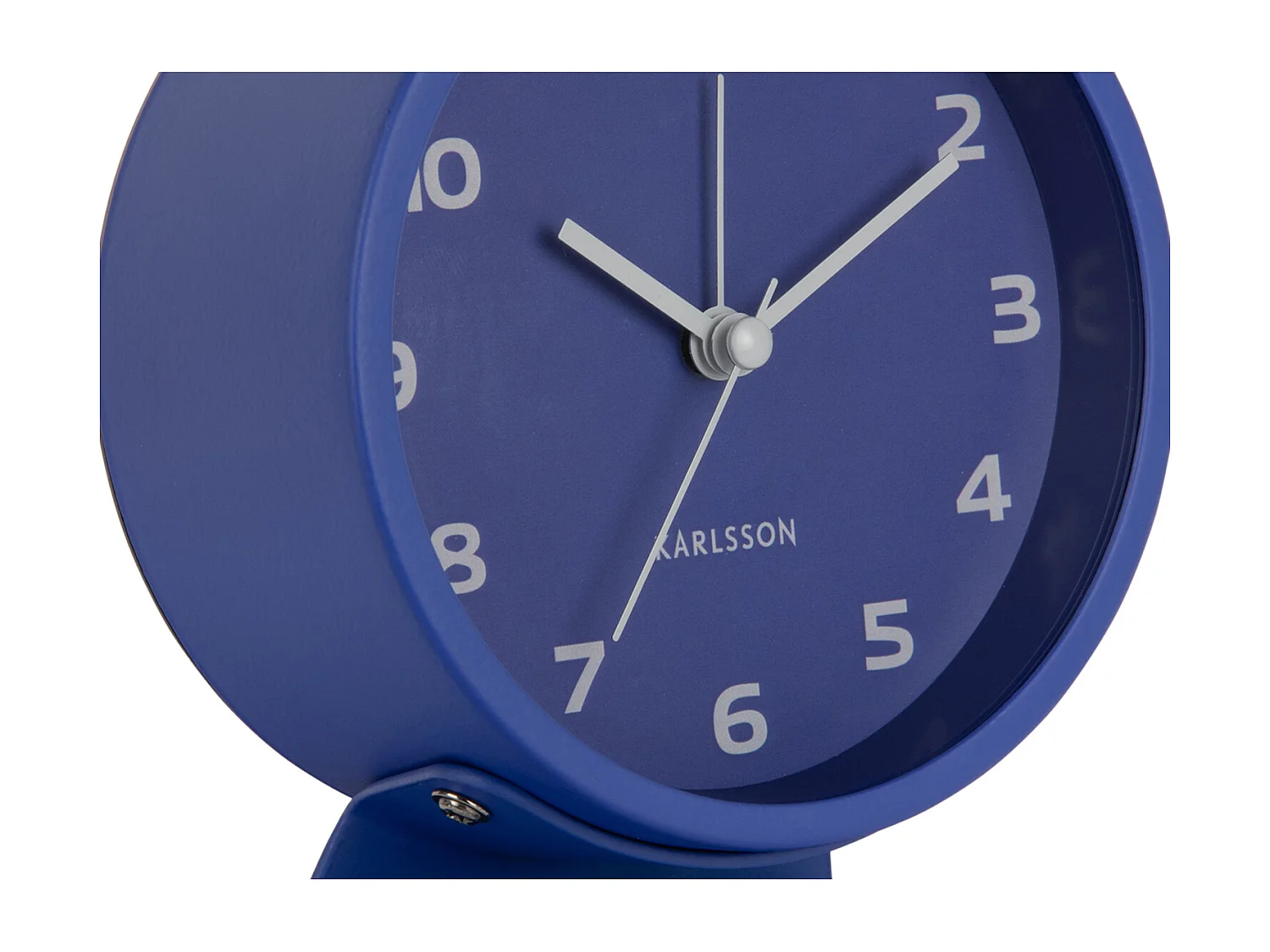 Réveil rétro cool - 11x11x13 cm - Bleu