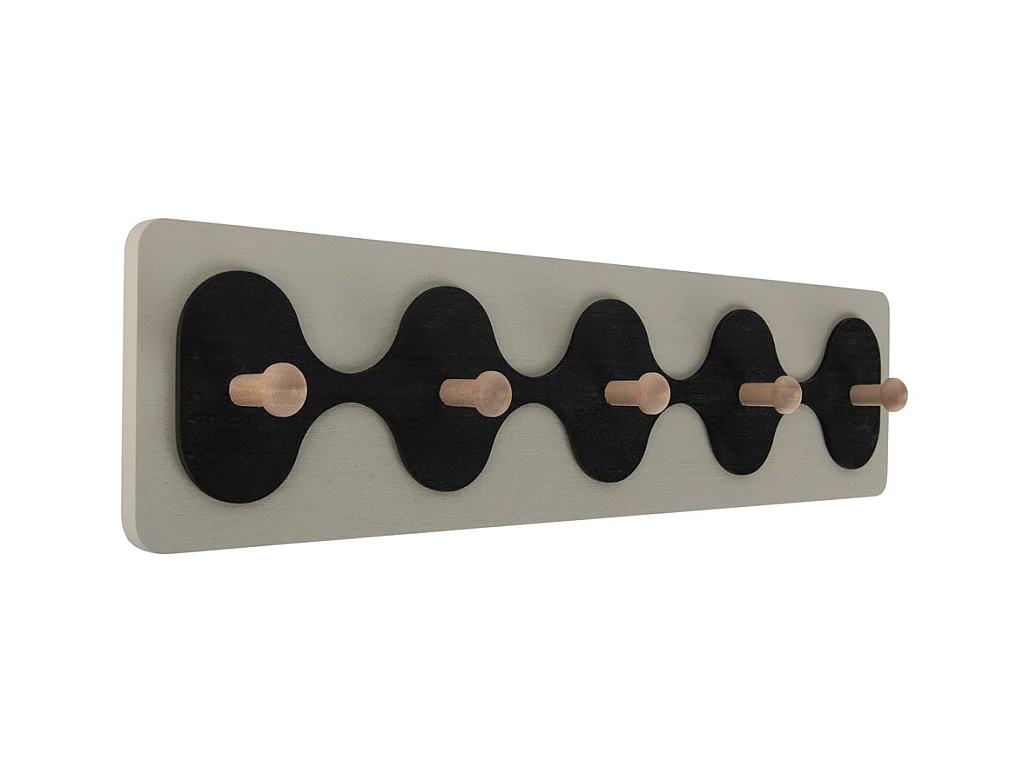 Porte-manteau Rizar - 48x4,5x11,5 cm - Blanc