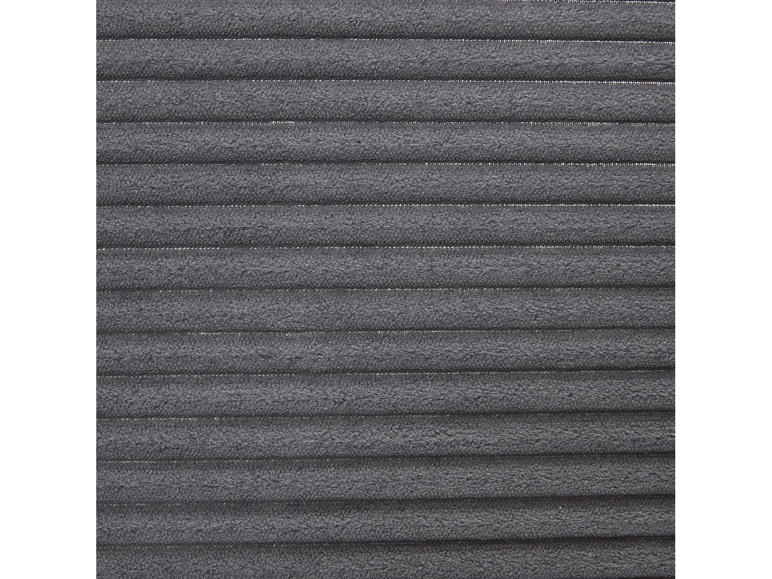 Sofa 4-osobowa z szarego aksamitu z oświetleniem LED i portem USB - nowoczesny design w kształcie U