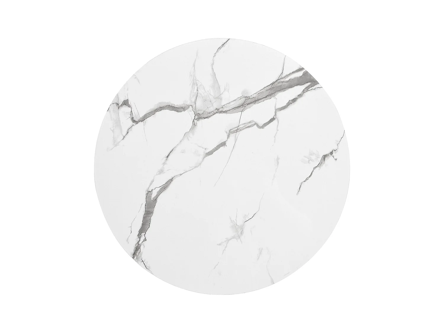 Lot de 2 tables basses blanches avec 2 tiroirs, plateau en MDF plaqué marbre - cadre doré