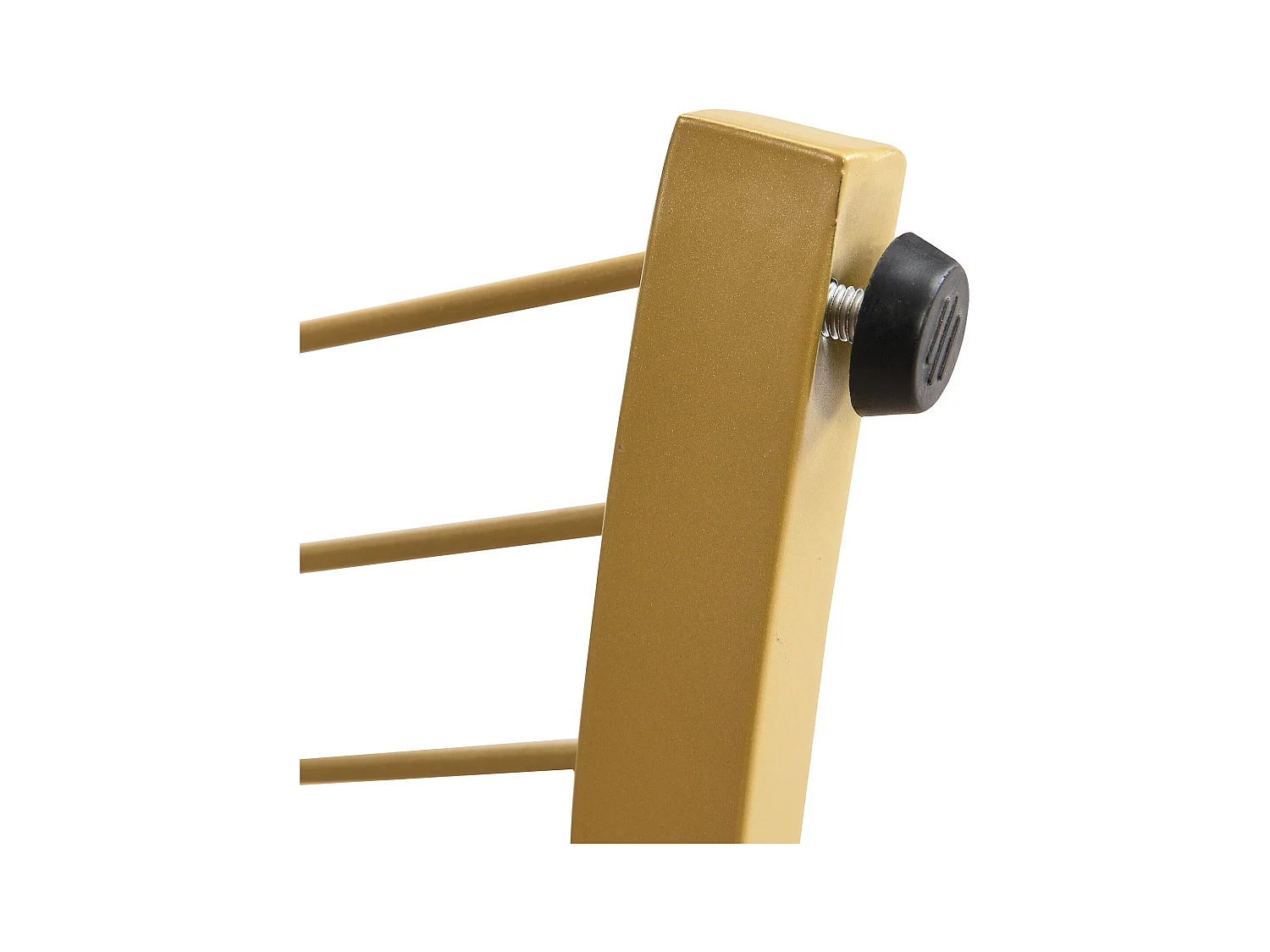 Lot de 2 tables basses blanches avec 2 tiroirs, plateau en MDF plaqué marbre - cadre doré