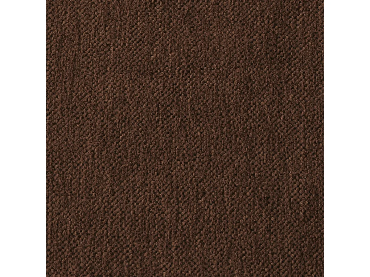 Repose-pieds en tissu acajou Dario, 1 place