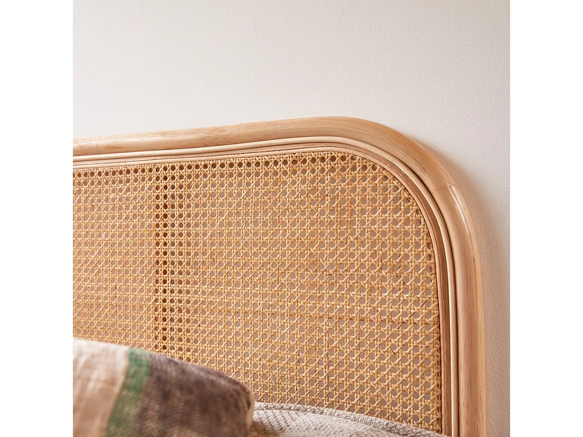 Testiera per letto in canne di rattan 90 Joséphine