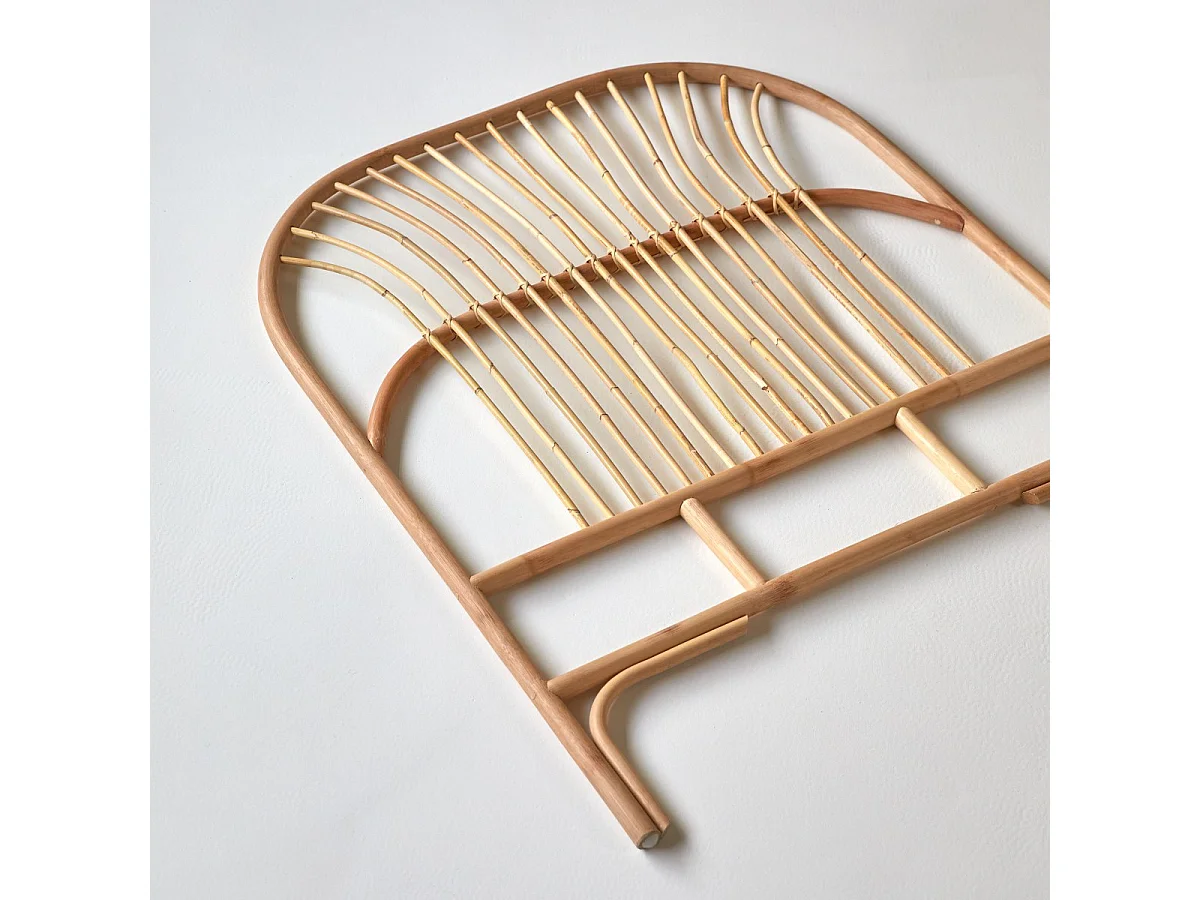 Testiera per letto bambini in canne di rattan 90 Colette