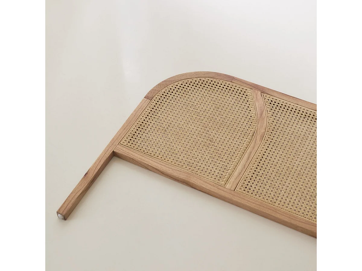 Kopfteil aus Rattanstäben und Mindi 160 cm Billie