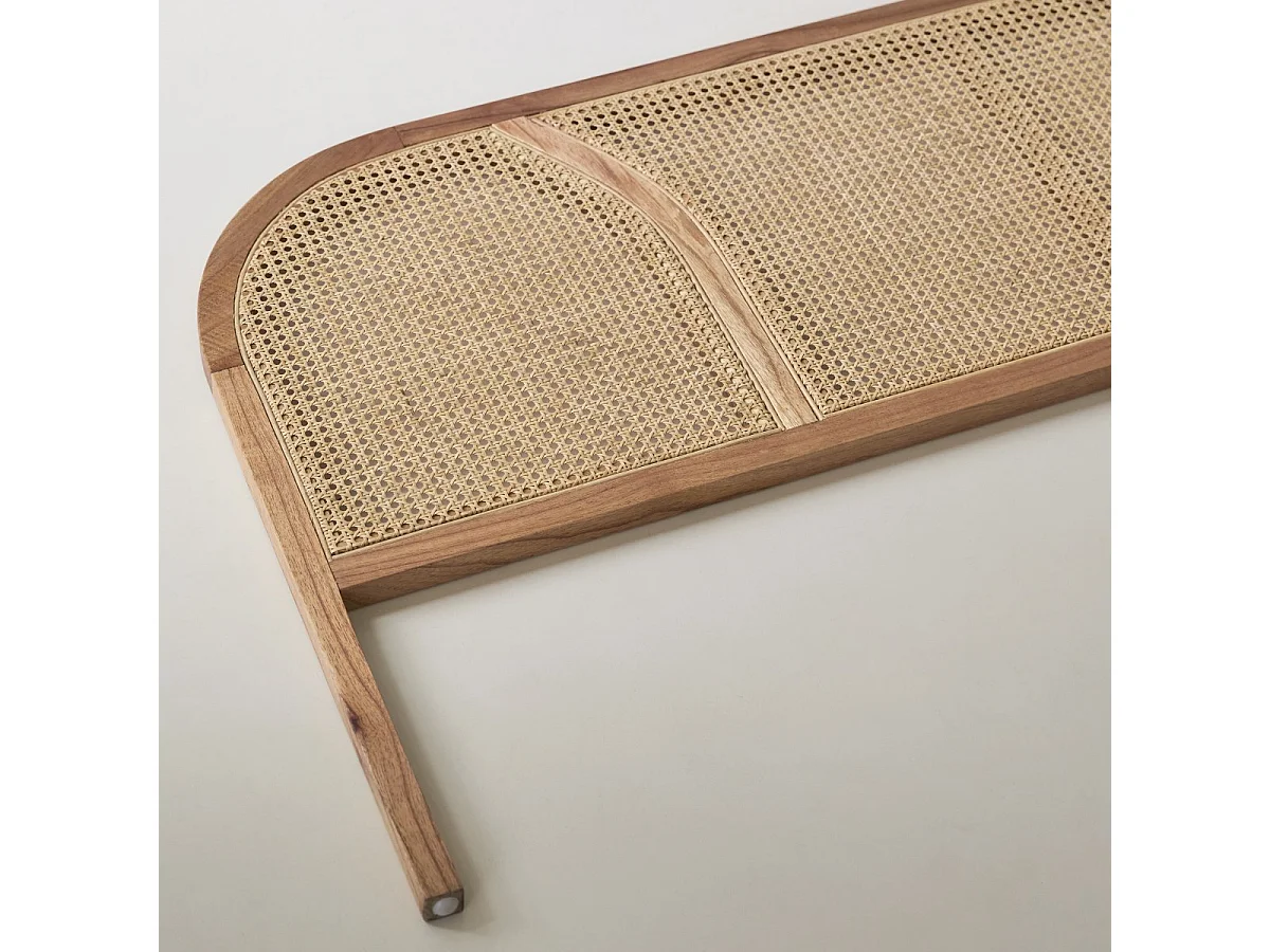 Kopfteil aus Rattanstäben und Mindi 160 cm Billie