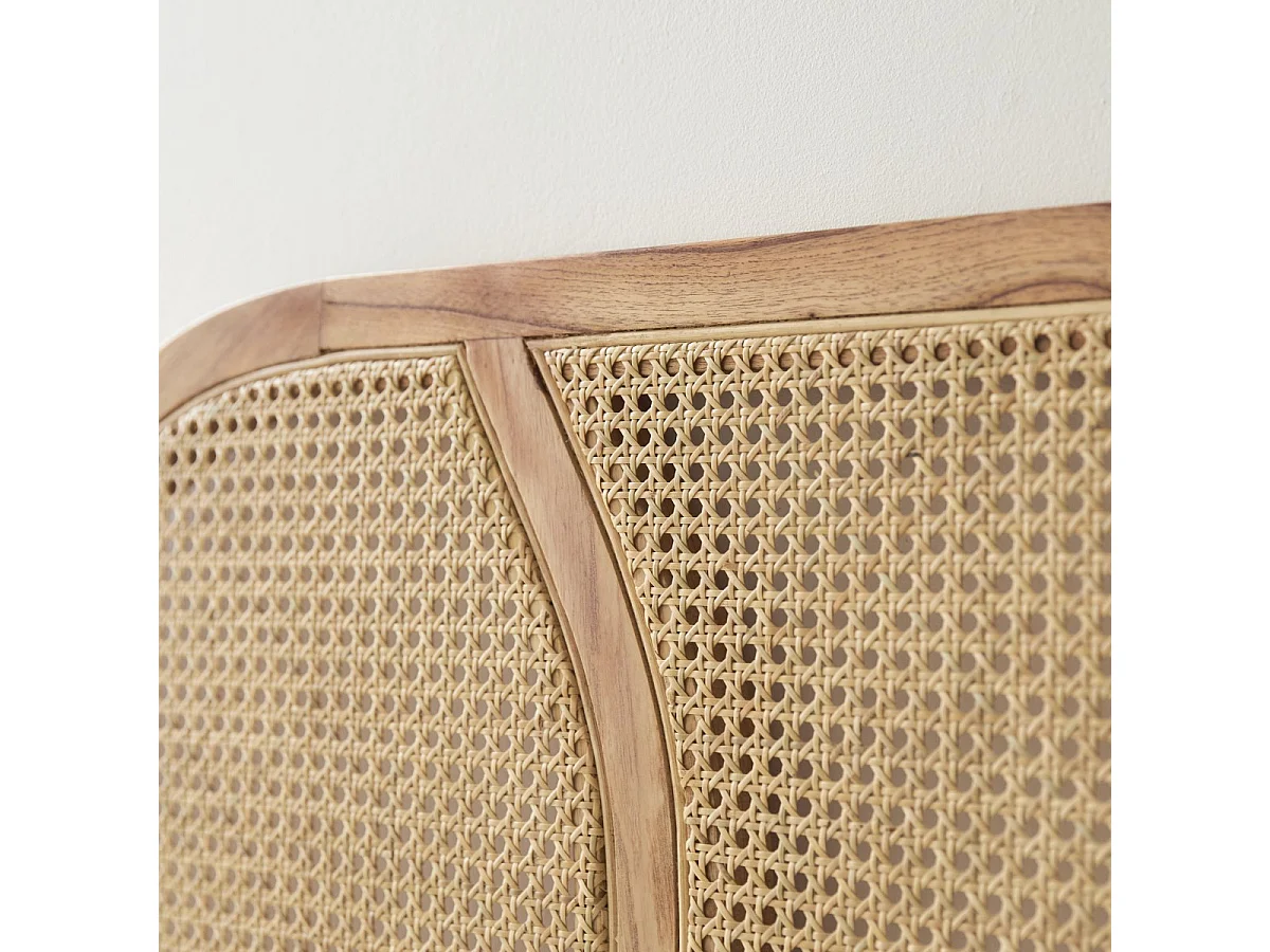 Kopfteil aus Rattanstäben und Mindi 160 cm Billie