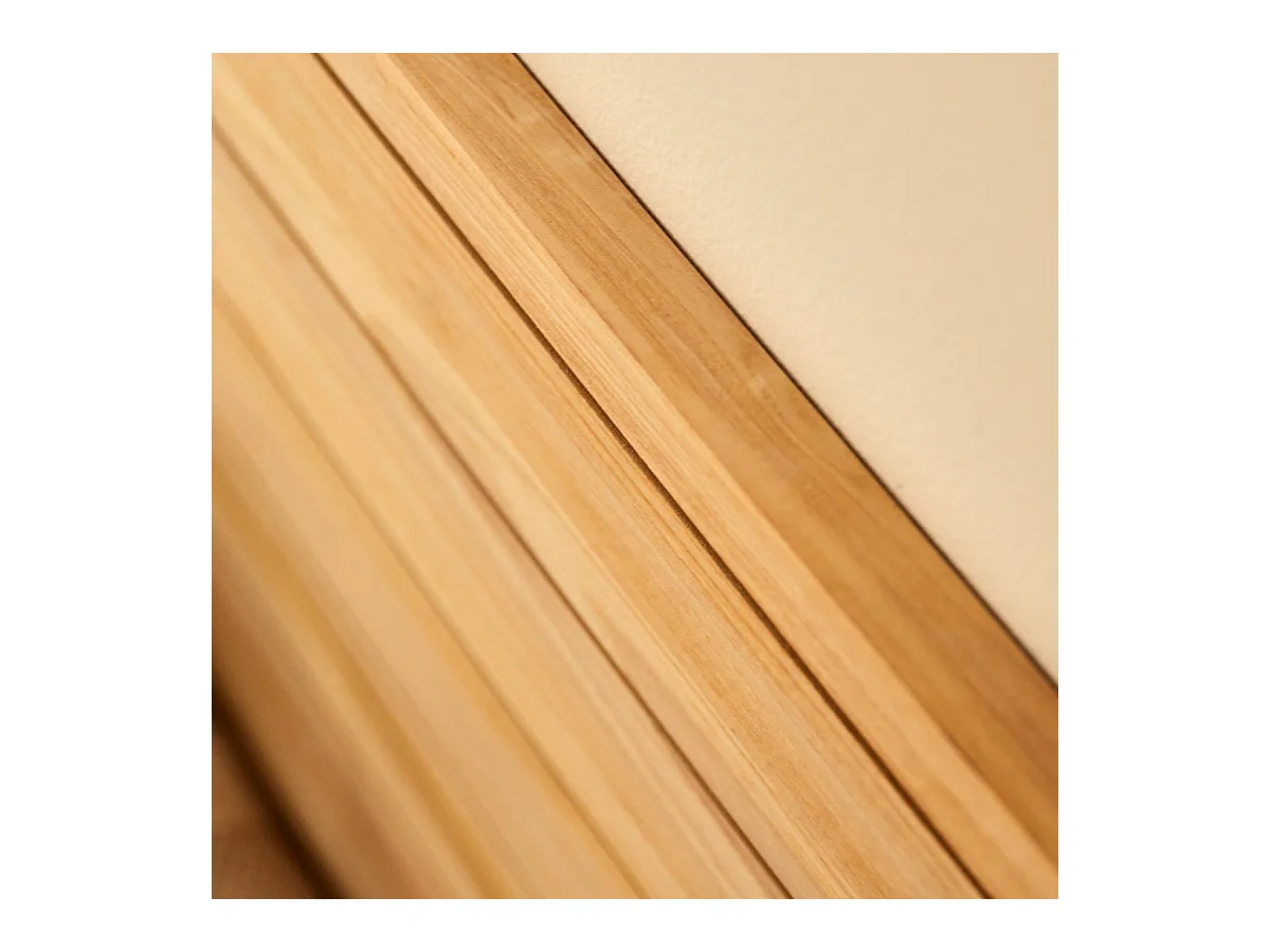 Kopfteil für Bett aus Teak in Lattenoptik 165 cm Massivholz Teak