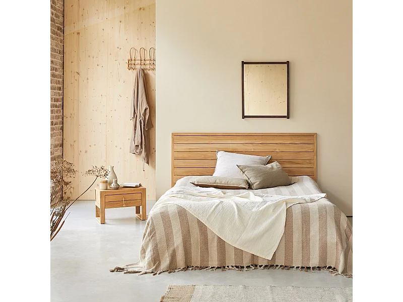 Testata per letto in legno di teak 165 cm Minimalys
