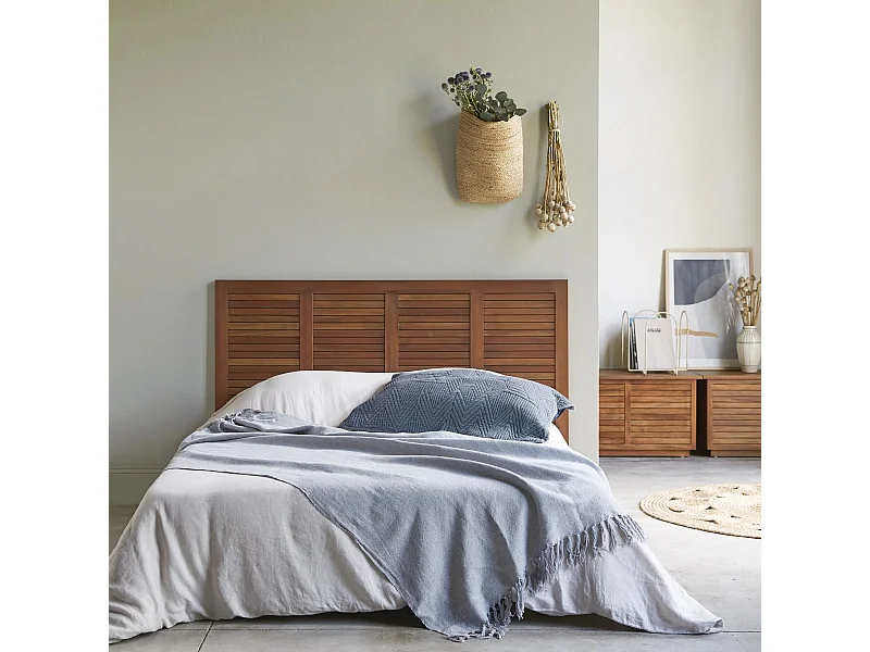 Bettkopfteil Loggia aus Akazienholz 160 cm