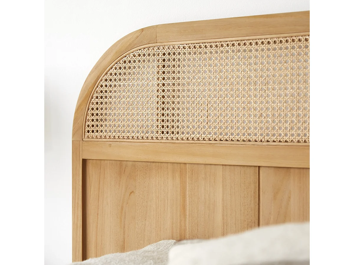 Bett-Kopfteil Hector aus Teakholz, 190 cm