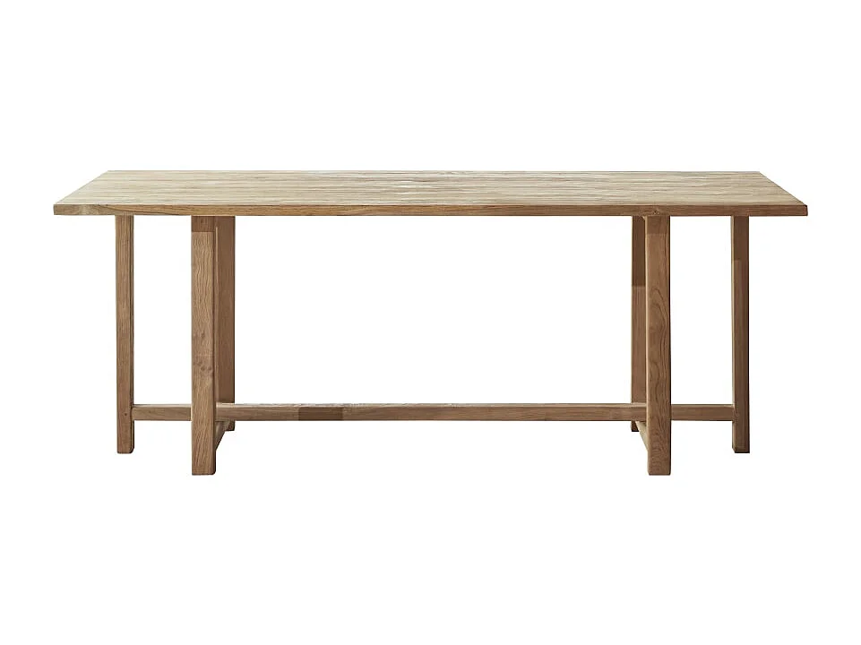 Tavolo da giardino in legno di teak massello riciclato 200 Antonia