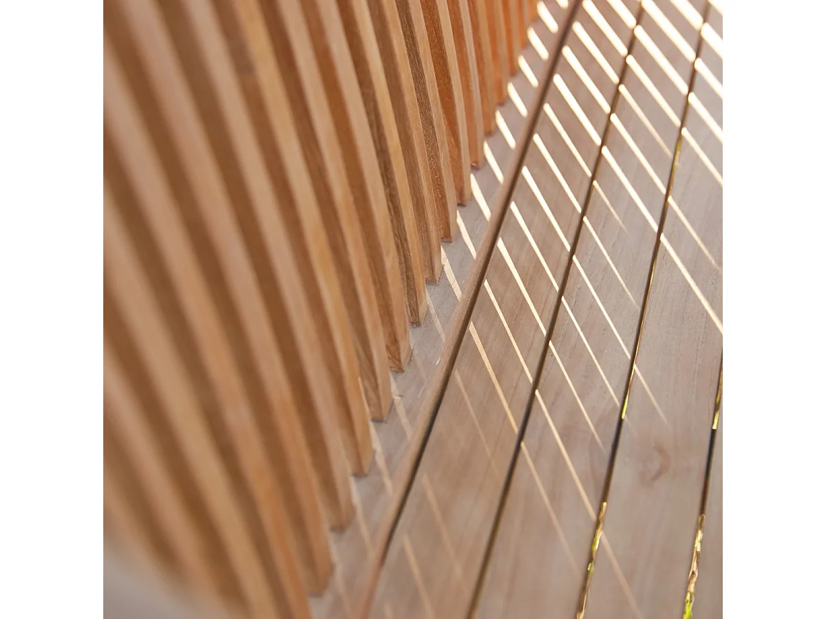 Banc d'extérieur en bois de teck Ernest