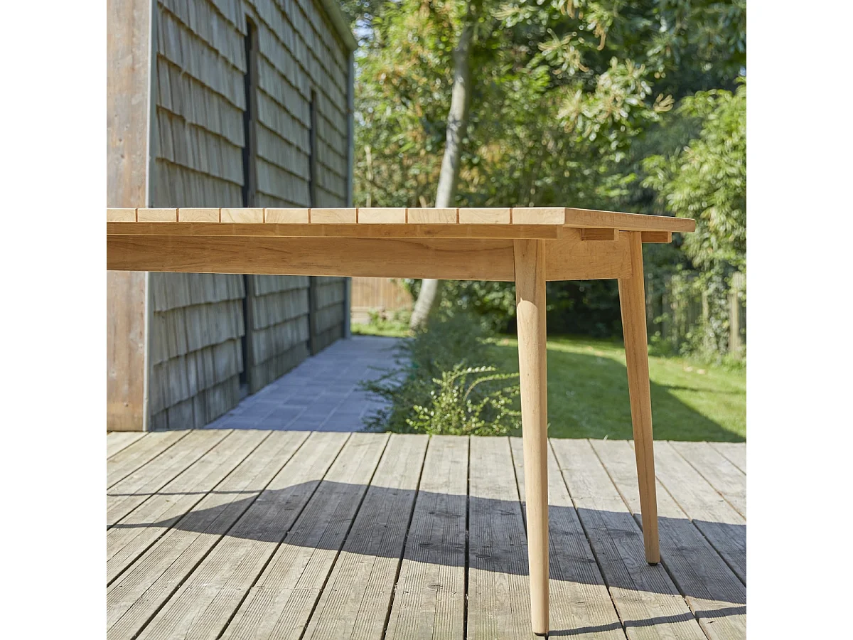 Tavolo da esterno giardino teak tek teck legno 180 Vadim