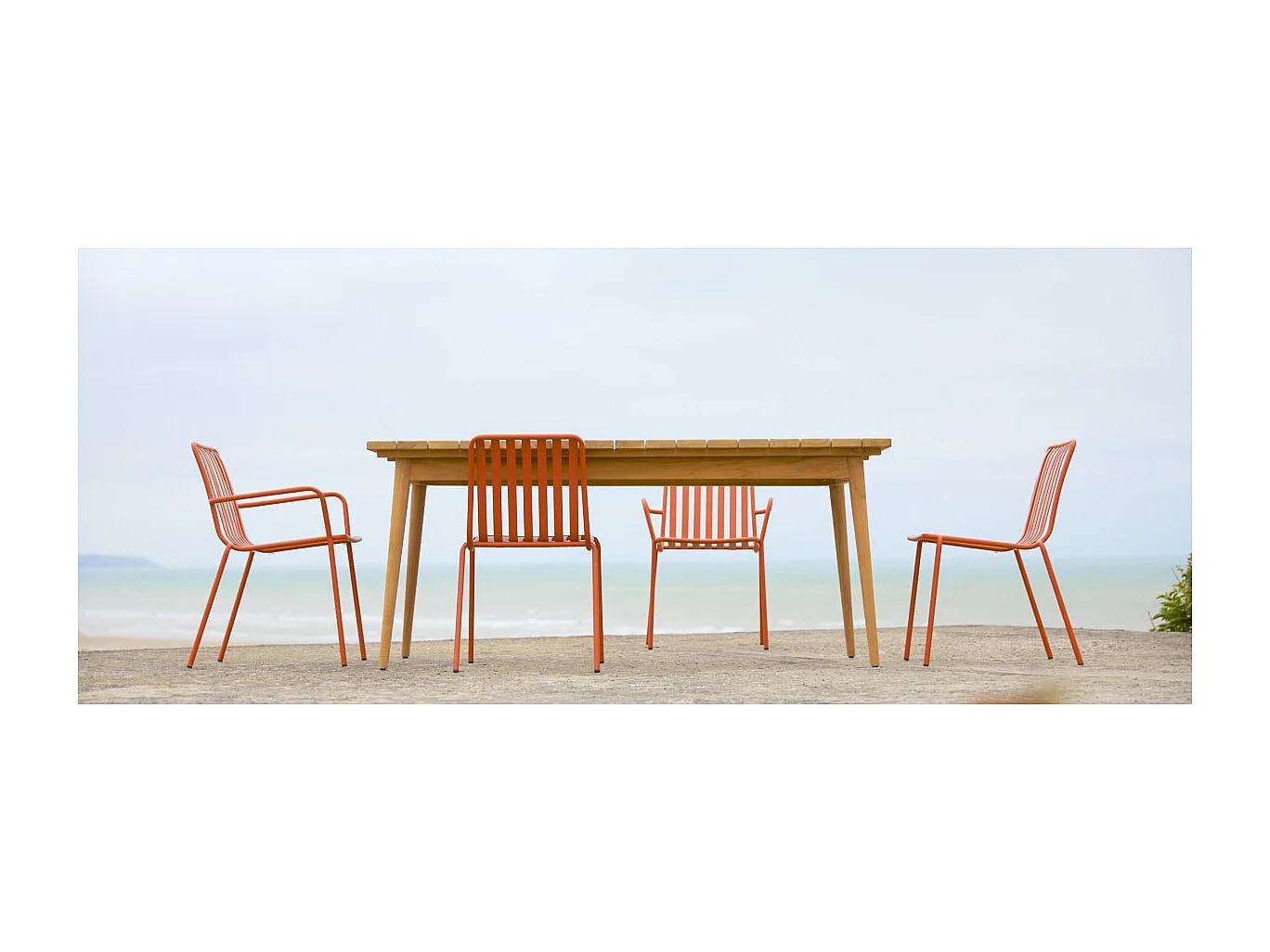 Tavolo da esterno giardino teak tek teck legno 180 Vadim