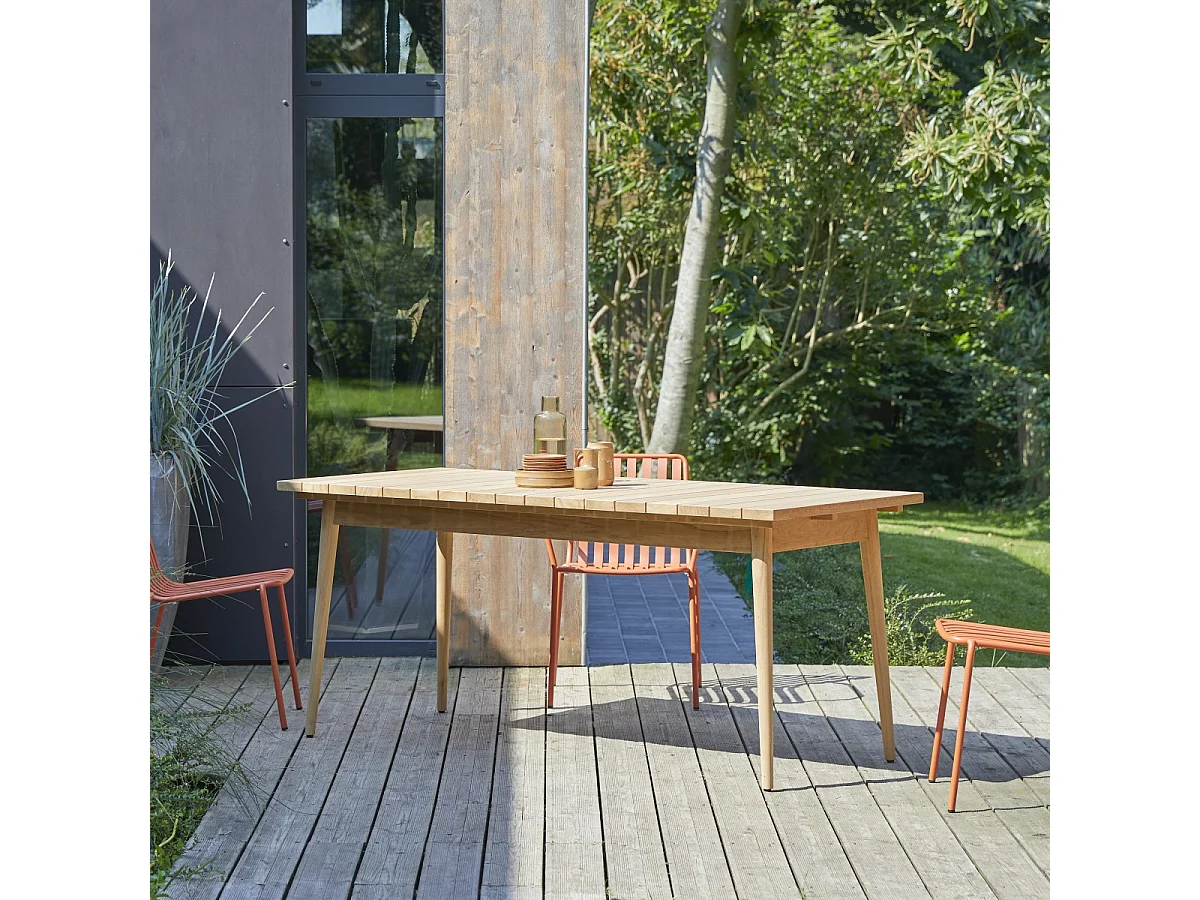 Vadim - Solid teak garden table for 6–8 people